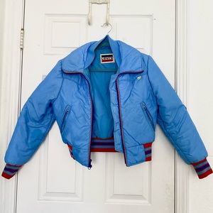vintage levi’s puffer jacket!!